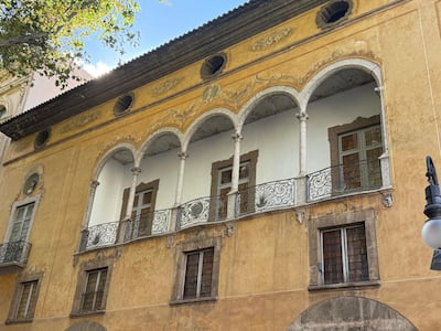 Don't forget to look up and admire the architecture while strolling the streets of Palma. Gemma White for The National