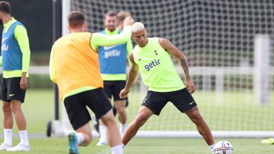 Richarlison of Tottenham Hotspur. Getty Images