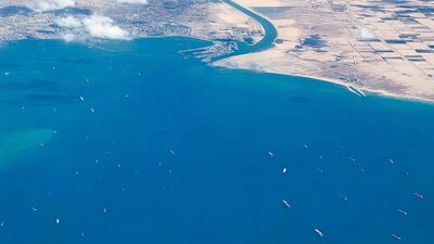 The 'Ever Given' will be released by the Egyptian authorities on Wednesday. AFP