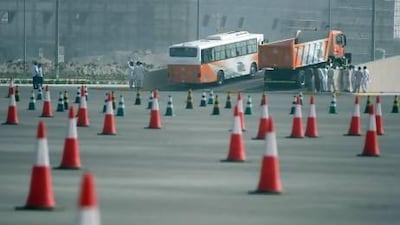 A fixed-pay deal for driver could help road safety by minimising the incentive to work for too long, or speed, say drivers. Sammy Dallal / The National