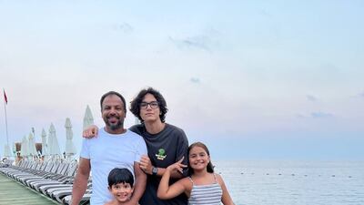 Nitesh Pal, a Ukrainian businessman of Indian origin, gave his children a surprise recently when he saw them for a few days while on a short trip to Turkey, where he is gathering food and essential supplies for Ukraine. Photo: Nitesh Pal