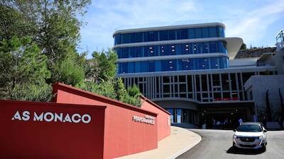 The new performance and training centre of AS Monaco in La Turbie. AFP