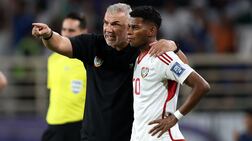 UAE head coach Cosmin Olaroiu will lead the team in a two-legged play-off against Iraq. Chris Whiteoak / The National