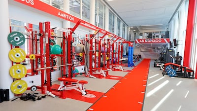 Gym at the AS Monaco performance centre. Reuters