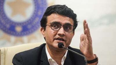 BCCI president Sourav Ganguly. AFP