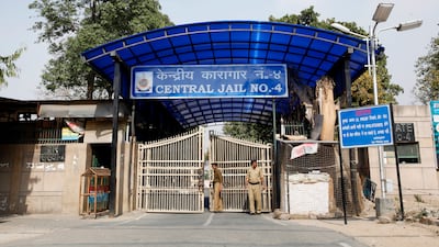 Police stand guard at one of the gates of the Tihar Jail in 2013. India has among the highest numbers of child abuse and rape cases in the world. Reuters