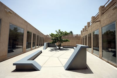 An inner courtyard at the Perfume House. Chris Whiteoak / The National