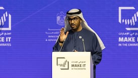 Dr Sultan Al Jaber, Minister of Industry and Advanced Technology. Antonie Robertson / The National