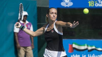 Klara Koukalova of the Czech Republic has had a roller coaster career. She will meet Turkey's Cagla Buyukakcay in today’s final of the Al Habtoor Tennis Challenge. Antonie Robertson / The National