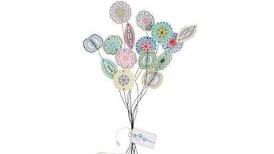 Jurianne Matter's paper flowers, Blom, are part of a wider array of paper products by the Netherlands-based designer. Courtesy The Change Initiative