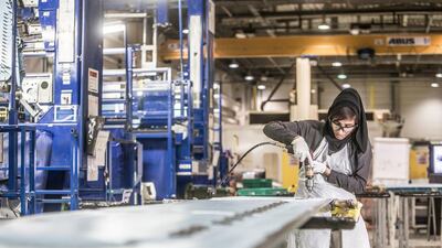 Strata, owned by Abu Dhabi government investment firm Mubadala, will manufacture and assemble the components at its facility in the Nibras Al Ain Aerospace Park in the UAE. Courtesy Mubadala