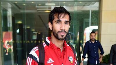 Midfielder Habib Fardan stops for a photo.