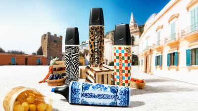 Highlighters from the Dolce & Gabbana x Stabillo collection. Photo: Dolce & Gabbana