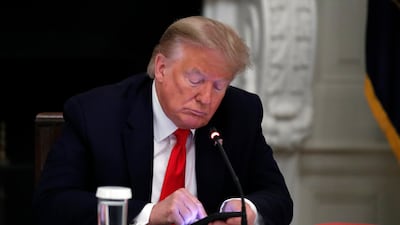 US intelligence sources say Iranian hackers went after the administration of former US president Donald Trump. AP