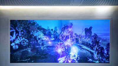 Terrapolis by Ayman Zedani. One of the artworks installed in Terra - The Sustainability Pavilion. Courtesy, Expo 2020