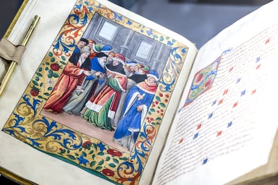 The translation of an 11th-century Arab philosopher's book gathers biographies and moral teachings. Victor Besa / The National