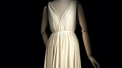 Evening gown, Quatre mouchoirs, Madeleine Vionnet, Winter 1920. Courtesy: Musée des Arts Décoratifs, UFAC collection, gift of Madeleine Vionnet, 1952. Photo credit: MAD, Paris/Patrick Gries