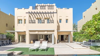The exterior of the villa is traditionally Arabic. Courtesy LuxuryProperty.com