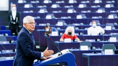 Josep Borrell reiterated his criticism of the Taliban's interim government. Reuters