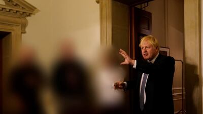 Another gathering at No 10 Downing Street to mark the departure of a special adviser. Photo: Cabinet Office