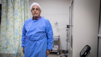 Dr Waguih Elsissi, a surgeon at Ajman Speciality Hospital, is imploring the public to adhere to safety measures after he contracted and recovered from Covid-19. Antonie Robertson / The National