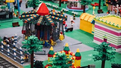 A close-up of some of the intricate work. AFP