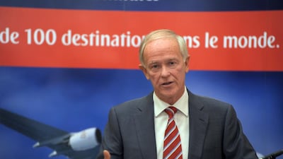 Tim Clark, the Emirates Airline president, is planning to fly to Washington soon to meet US department of transport officials. Eric Piermont / AFP