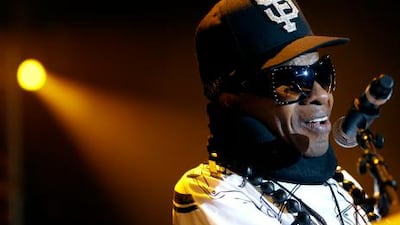 Funk music pioneer Sly Stone from the group Sly and the Family Stone performs on stage during Switzerland's 41st Montreux Jazz Festival in July 2007.