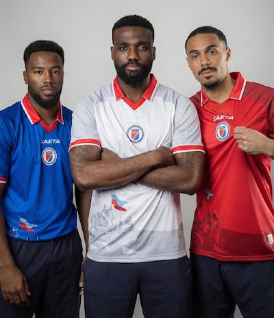 Haiti team colours. Photo: Saeta / Instagram