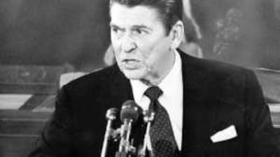 Ronald Reagan spent much of his presidency struggling with inflation.