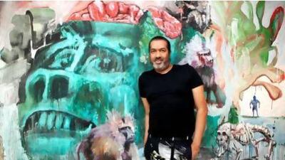 The designer Essa poses at home. Jaime Puebla / The National