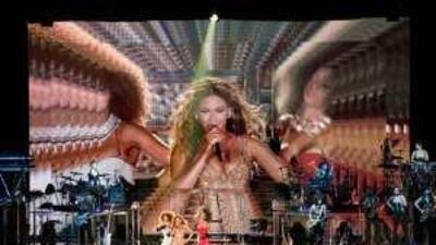 US singer Beyonce performs at a recent concert in Singapore.