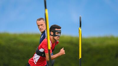 New UAE football manager Paulo Bento leads his first training session with the national team at a camp in Austria.