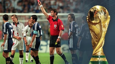 Argentina are to wear their navy blue away strip in the semi-finals, in which they triumphed against England in 1998