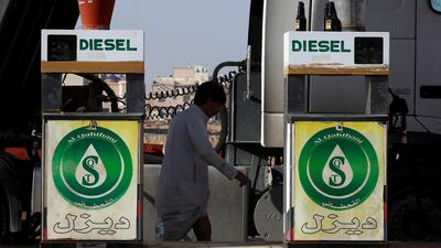 A man walks at a petrol station in Riyadh, Saudi Arabia October 8, 2017. REUTERS/Faisal Al Nasser