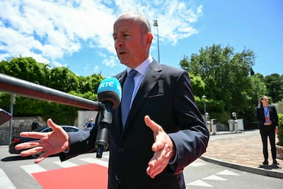 Irish Prime Minister Micheal Martin on Friday. AFP