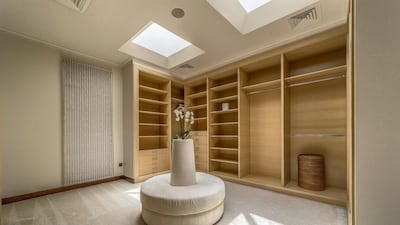 As dressing rooms go, this one ranks highly.