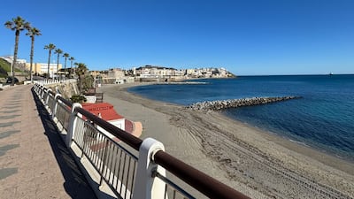 The beach at Ceuta.
