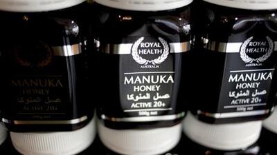 A UAE University team has found that Manuka honey effectively inhibits the growth of a variety of cancerous cells. Rich-Joseph Facun / The National