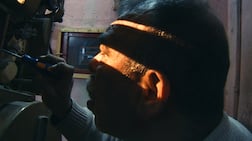 Habibi Hussein tells the story of the projectionist left out of an earlier documentary about the revival of Cinema Jenin in the West Bank. Photo: Odeh Films