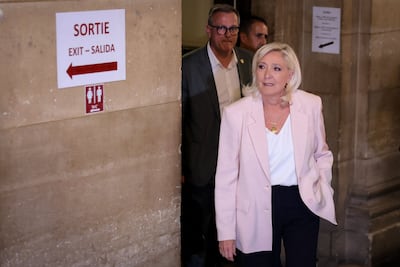 Marine Le Pen has run for president three times in the past. AFP
