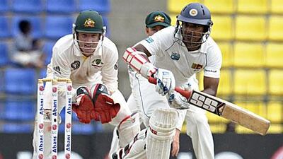 Kumar Sangakkara, right, hopes he can continue his scoring form at the SSC on his 100th Test.