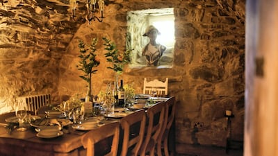 Many of the castle's original features have been highlighted in the renovations. Courtesy Kilmartin Castle