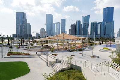 The waterfront park has a basketball court and skating ramps. Chris Whiteoak / The National