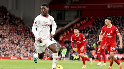 Unfazed by the occasion despite his age and lack of experience. Booked on 26 minutes. Pass of the game to set up Garnacho. Blocked Liverpool’s passing lanes, faultless positioning. EPA