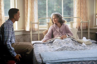 Tom Hanks and Sally Field in a scene from 'Forest Gump'. Paramount Pictures