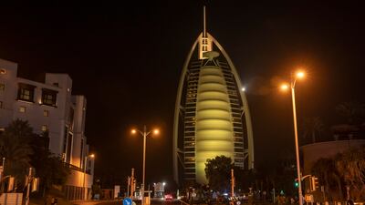 Burj Al Arab in a new light. Antonie Robertson / The National