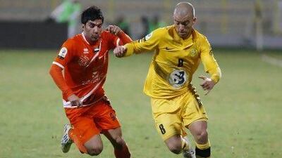 Hassan Maatouk, left, has also been sought after by French clubs such as Marseille. Mike Young / The National