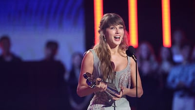 Taylor Swift won a record seven awards at the 2026 iHeartRadio Music Awards in Los Angeles. Reuters