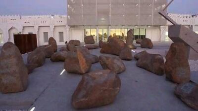 Cai Guo-Qiang's Homecoming (2011) installation outside Mathaf. Courtesy of Cai Studio